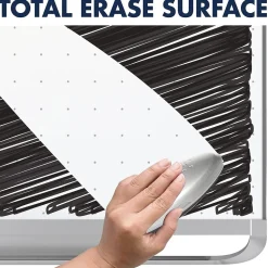 Quartet Prestige 2 Total Erase Dry-Erase Whiteboard, Aluminum Frame, 8' x 4' (TEM548A)