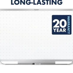 Quartet Prestige 2 Total Erase Dry-Erase Whiteboard, Aluminum Frame, 8' x 4' (TEM548A)