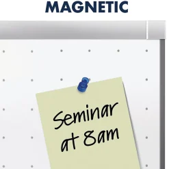 Quartet Prestige 2 Total Erase Dry-Erase Whiteboard, Aluminum Frame, 8' x 4' (TEM548A)