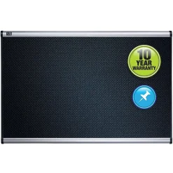 Quartet Prestige Foam Bulletin Board, Aluminum Frame, 4'H x 6'W (B347A)