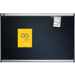 Quartet Prestige Foam Bulletin Board, Aluminum Frame, 4'H x 6'W (B347A)