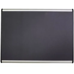 Quartet Prestige Plus Magnetic Fabric Bulletin Board, Aluminum Frame, 4'H x 6'W (MB547A)