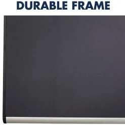 Quartet Prestige Plus Magnetic Fabric Bulletin Board, Aluminum Frame, 4'H x 6'W (MB547A)