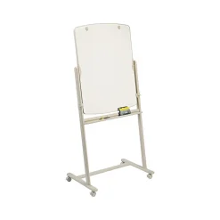 Quartet Reversible Total Erase Dry-Erase Whiteboard, Steel Frame, 3' x 2' (300TE)