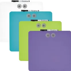 Quartet Tin Dry-Erase Board, 1' x 1', Assorted Colors (TSQ1212A)