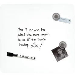 Quartet Tin Dry-Erase Board, 1' x 1', Assorted Colors (TSQ1212A)