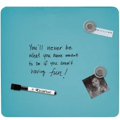 Quartet Tin Dry-Erase Board, 1' x 1', Assorted Colors (TSQ1212A)