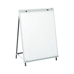 Quartet Total Erase Flip Chart Easel, 70", Black Steel (81E)