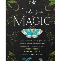 Quarto Find Your Magic Prompts Guided Journal, Hardcover, 6.27" x 8.25", College Ruled, Black, 160 Pages (9781631068973)