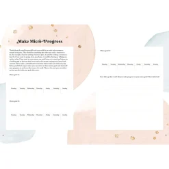 Quarto Progress Over Perfection Productivity Guided Journal, 6.65