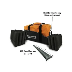 Quick Dam Duffel Bag, 120", Up to 8.5 Gal. 7/Box (QDDUFF10-7)
