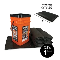 Quick Dam Grab & Go Flood Control Kit, 12", Up to 4 Gal. (QDGGFB-20)