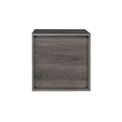 QUUBs 15.75" Storage Cabinet with 1 Shelf, Weathered Gray (G115002100)