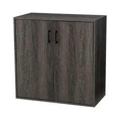 QUUBs 31.5" Storage Cabinet with 2 Shelves, Weathered Gray (G115002600)