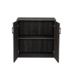QUUBs 31.5" Storage Cabinet with 2 Shelves, Weathered Gray (G115002600)