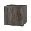 QUUBs 15.75" Storage Cabinet with 1 Shelf, Weathered Gray (G115002400)
