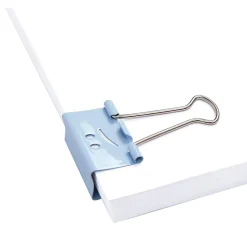 Rapesco Small Binder Clips, Powder Blue, 100 Clips/Pack (1350-5)