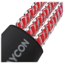 Raycon Light-up LED 3-in-1 USB to Lightning, Micro USB & USB-C Cable, 4-ft., Multicolored (RACLED110-23E-WHI)