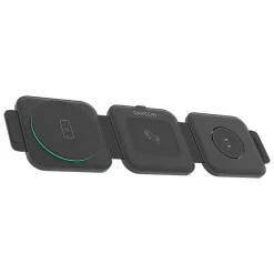 Raycon The Magic Pad Pro 3-in-1 Magnetic Wireless Charging Station, Black (RAPWIR300-23E-BLA)