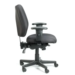 Raynor Eurotech Fabric 4 x 4 Multi-function Task Chair, Black