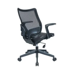 RAYNOR GROUP Sharper Image Ergonomic Mesh Swivel Task Chair, Black (SI-100-BLK)