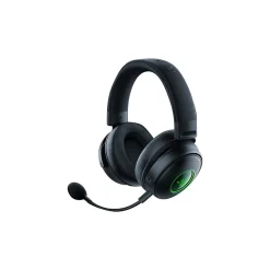 Razer Kraken V3 Pro Refurbished Wireless Noise Canceling Stereo Gaming Over-the-Ear Headset, 3.5mm, Black (RZ04-03460100-R3U1)