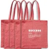 Recycled Cotton Twill Tote - Success - 5 Pack