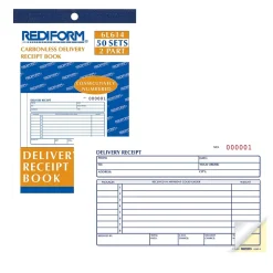 Rediform® Carbonless Delivery Receipt Books, 4-1/4" x 6-3/8" (RED6L614)