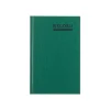 Rediform Emerald Series Record Book, 6.25"W x 9.63"H, Green, 100 Sheets/Book (56521)