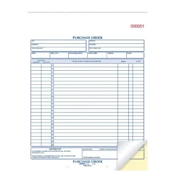 Rediform 2-Part Carbonless Purchase Requisitions, 8.5"L x 11"W, 50 Sets/Book (RED1L146)