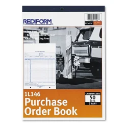 Rediform 2-Part Carbonless Purchase Requisitions, 8.5