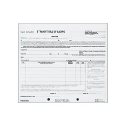 Rediform Snap-A-Way 3-Part Carbonless Bill of Lading, 7"L x 8.5"W, 250 Sets/Book (44301)