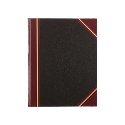 Rediform Texhide Record Book, 7 7/8" x 10", Black, 150 Sheets/Book (56231)