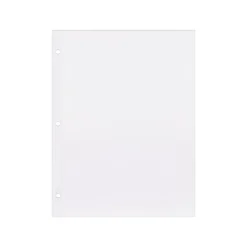Rediform Unruled Filler Paper, 11" x 8.5", White, 100/Pack (RED20121)