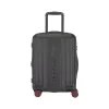 Reebok 21.25" Hardside Carry-On Suitcase, 8-Wheeled Spinner, TSA Checkpoint Friendly, Black (HLG4420RB-BLACK)