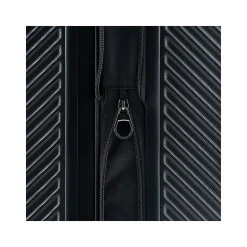 Reebok 2-Piece Hardside Spinner Carry-On Luggage Set, TSA Checkpoint Friendly, Black (HLG2102RB-BLACK)