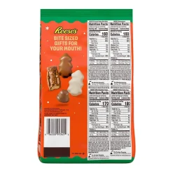 REESE'S Assorted Flavored Peanut Butter Shapes Christmas Candy Bag, 35 oz (HEC95345)