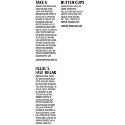 REESE'S Milk Chocolate Peanut Butter Assortment Snack Size Candy, Individually Wrapped, 32.06 oz, Bulk Party Bag (3400093922)