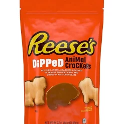 Reese's Milk Chocolate Peanut Butter Dipped Animal Crackers, 24 oz., 1/Each (220-02231)
