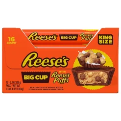 REESE'S Stuffed w/REESE'S Puffs Big Cup King Size 2.4oz, 16/Box (246-01182)