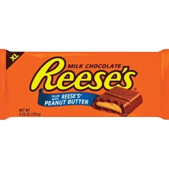 Reese's XL Peanut Butter Milk Chocolate Candy Bar, 4.25 oz., 12/Carton (HEC44266)