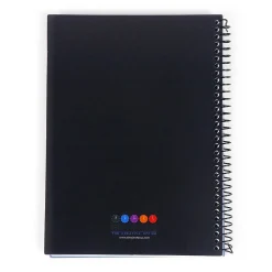 RE-FOCUS THE CREATIVE OFFICE on the GO Notepad, College Ruled, Black, 142 Sheets/Pad (88001)