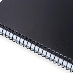 RE-FOCUS THE CREATIVE OFFICE on the GO Notepad, College Ruled, Black, 142 Sheets/Pad (88001)