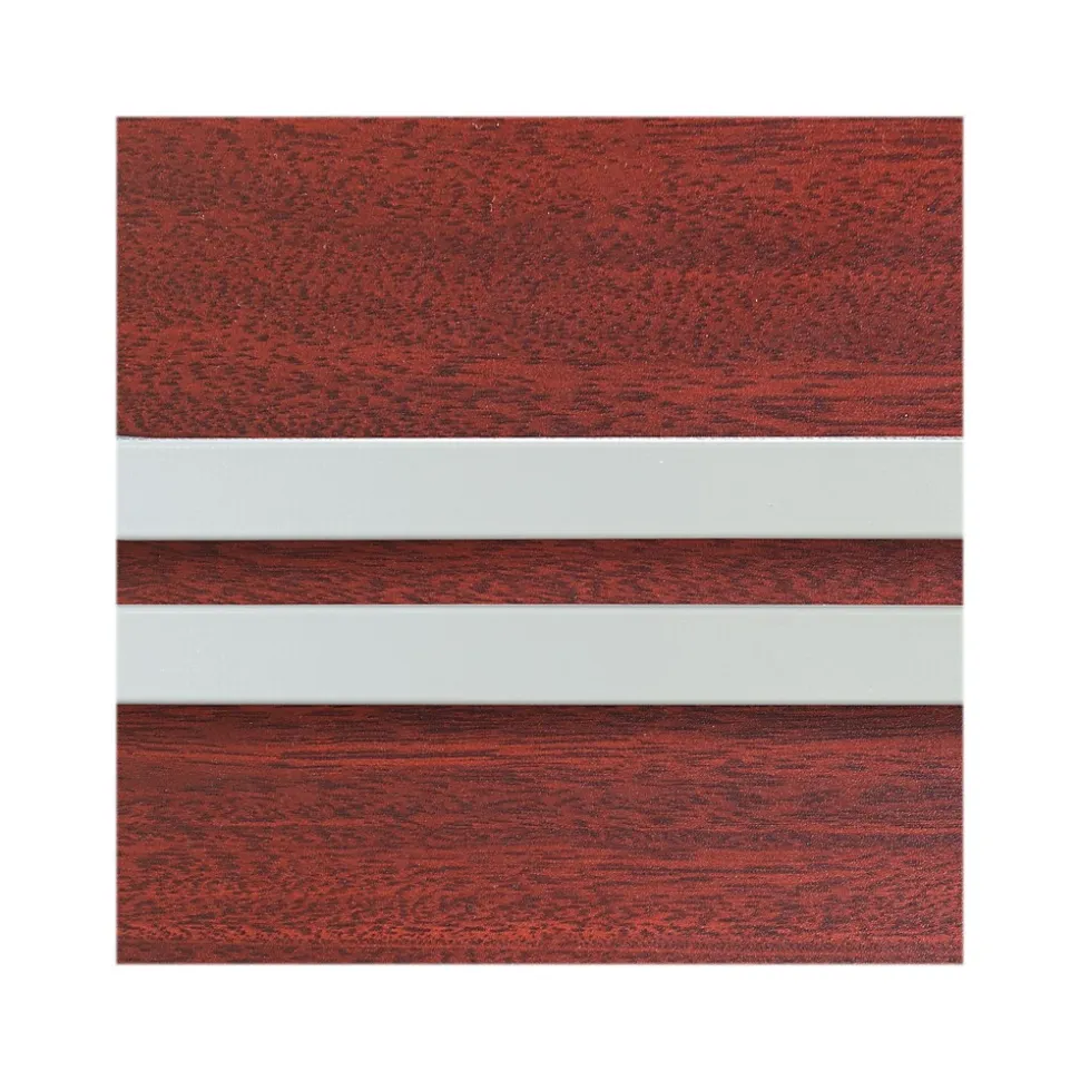 Regency Marque 144"W Curved Reception Desk Workstation, Mahogany (77293MH)