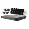REVO America Ultra HD Audio Capable 16 Channel 8 TB NVR Surveillance System with 16 Cameras (RU16D4GB12GA-8T)