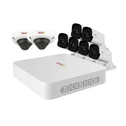 REVO America Ultra HD Audio Capable 8 Channel 2 TB NVR Surveillance System with 8 Cameras (RU82D2GB6GA-2T)