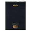 Rhodia Wirebound Notebooks Ruled 8 1/4 In. X 12 1/2 In. Black [Pack Of 5] (5PK-185019)