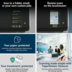 Ricoh fi-8040 Duplex Document Scanner, Black/Gray (PA03836-B005)