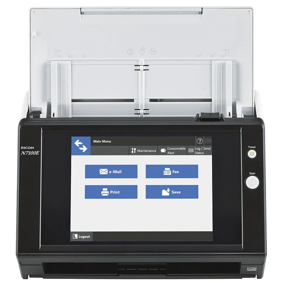 RICOH ImageScanner N7100E PA03706-B505 Slide Scanner, Black