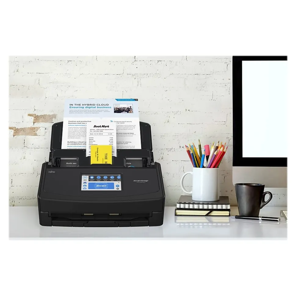 RICOH ScanSnap IX1600 PA03770-B635 Wireless Duplex Document Scanner, Black